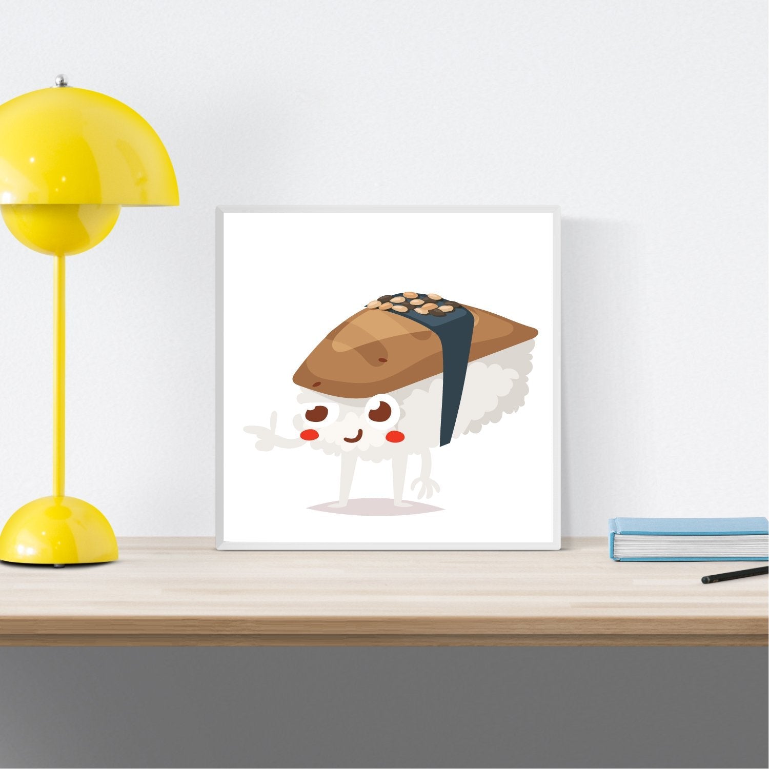 Set de Tres láminas Sushi. Pack de Tres Poster para enmarcar con imágenes de Sushi.-Artwork-Nacnic-Nacnic Estudio SL