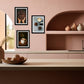 Set de 3 Cuadros de Café Tostado Ilustración impresa en estilo Fotográfico para decorar las paredes de Cocina, Despensa, Comedor, Restaurante, Cafetería