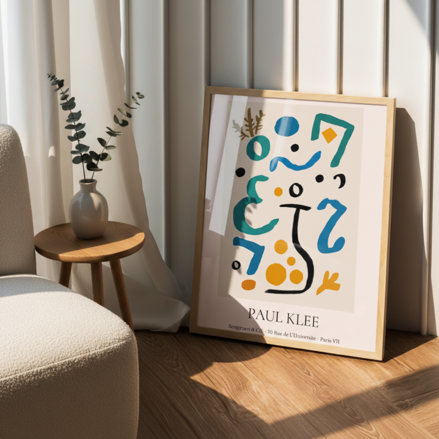 Set de 6 láminas de Modernismo Estética Collage