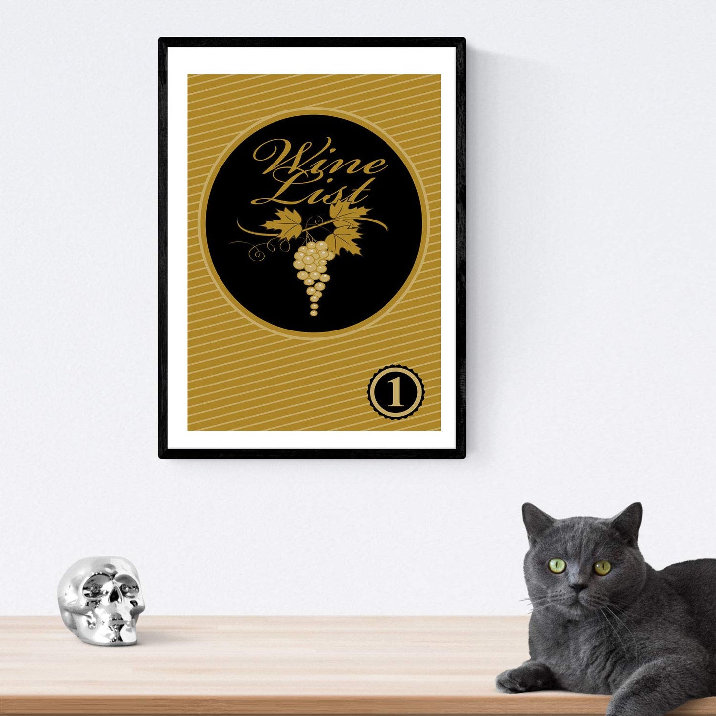 Set de láminas de vino. Posters de vino y bodega. Vino vintage 1.-Artwork-Nacnic-Nacnic Estudio SL