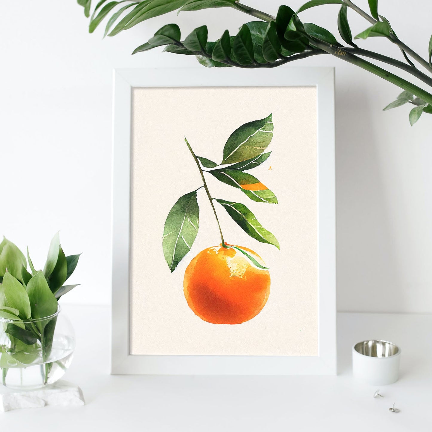 Nacnic Lámina Minimalista de Mandarina