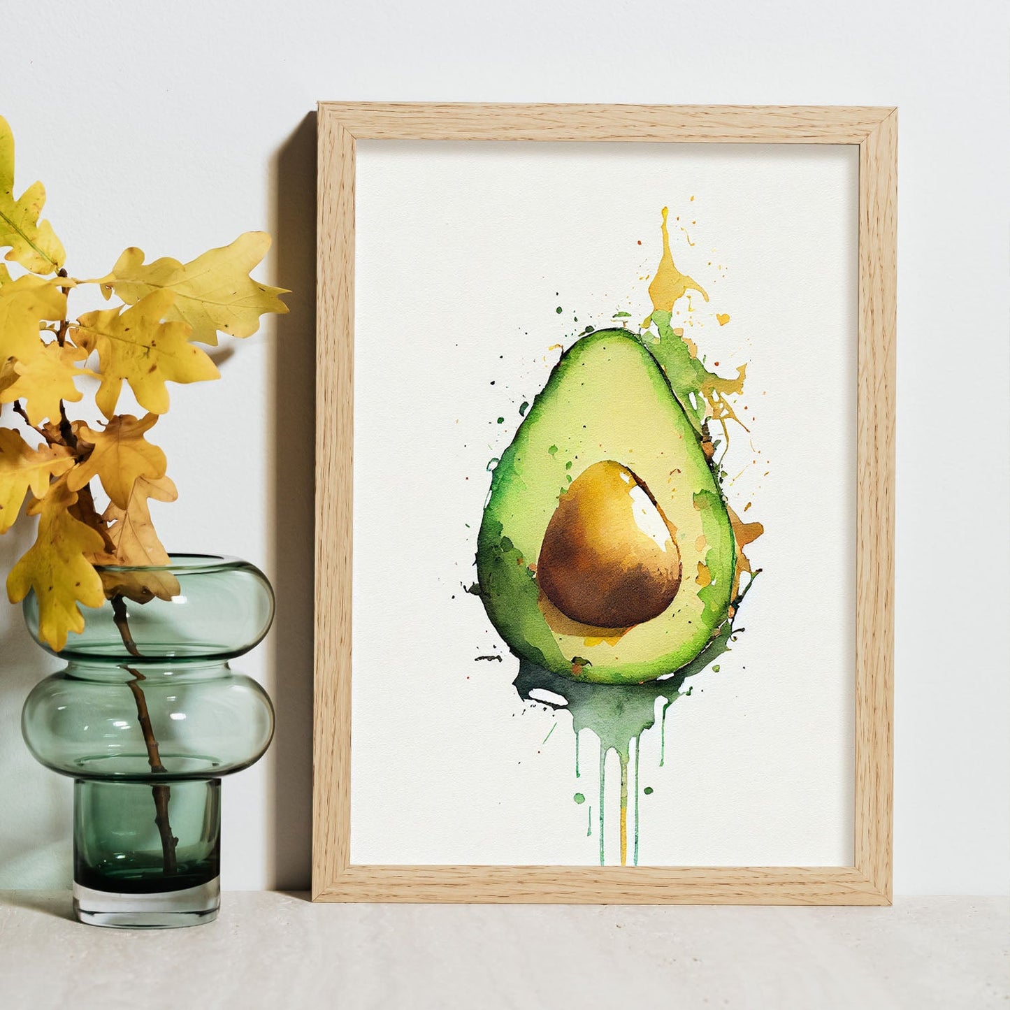 Lámina Minimalista de Aguacate Nacnic
