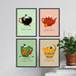 Set de láminas Pack aromático. Pósters con ilustraciones para amantes del té y el café.-Artwork-Nacnic-Nacnic Estudio SL