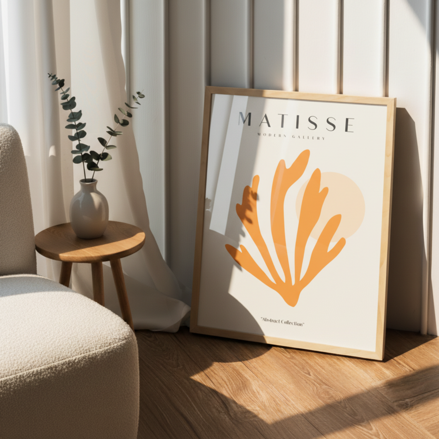 Set de 6 Láminas Artísticas de Matisse en Colores Pastel de Nacnic