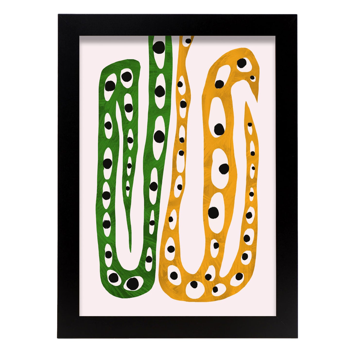 Lamina Nacnic Diseño de Serpiente de Busto en Abstracto