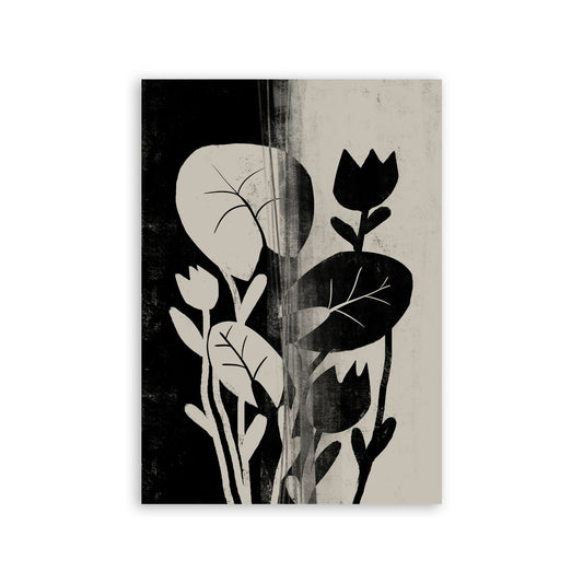 Nacnic Lámina de Diseño de Plantas Frías y Flores Surtidas