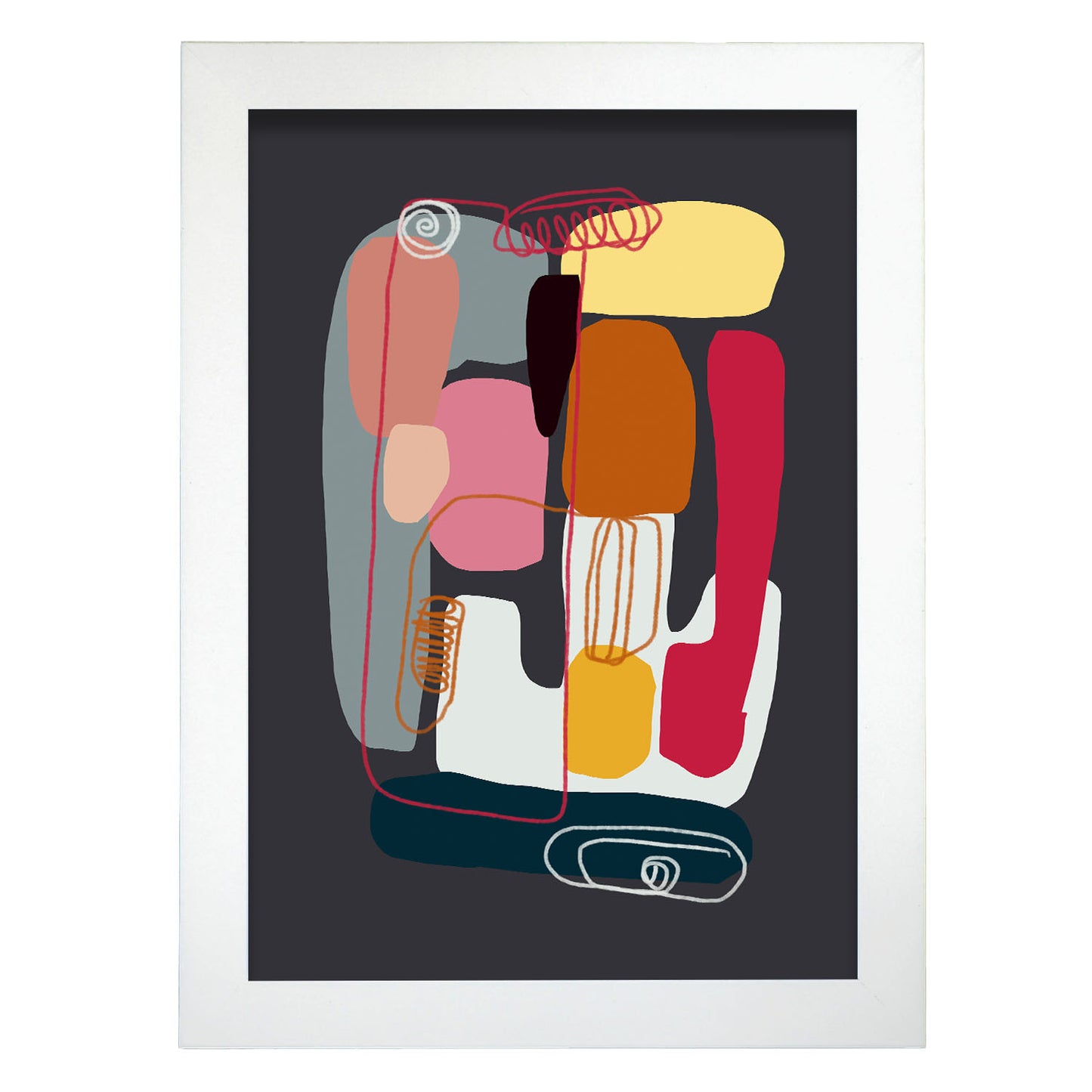Nacnic Lámina Abstracta de Diseño de Color del Manguito