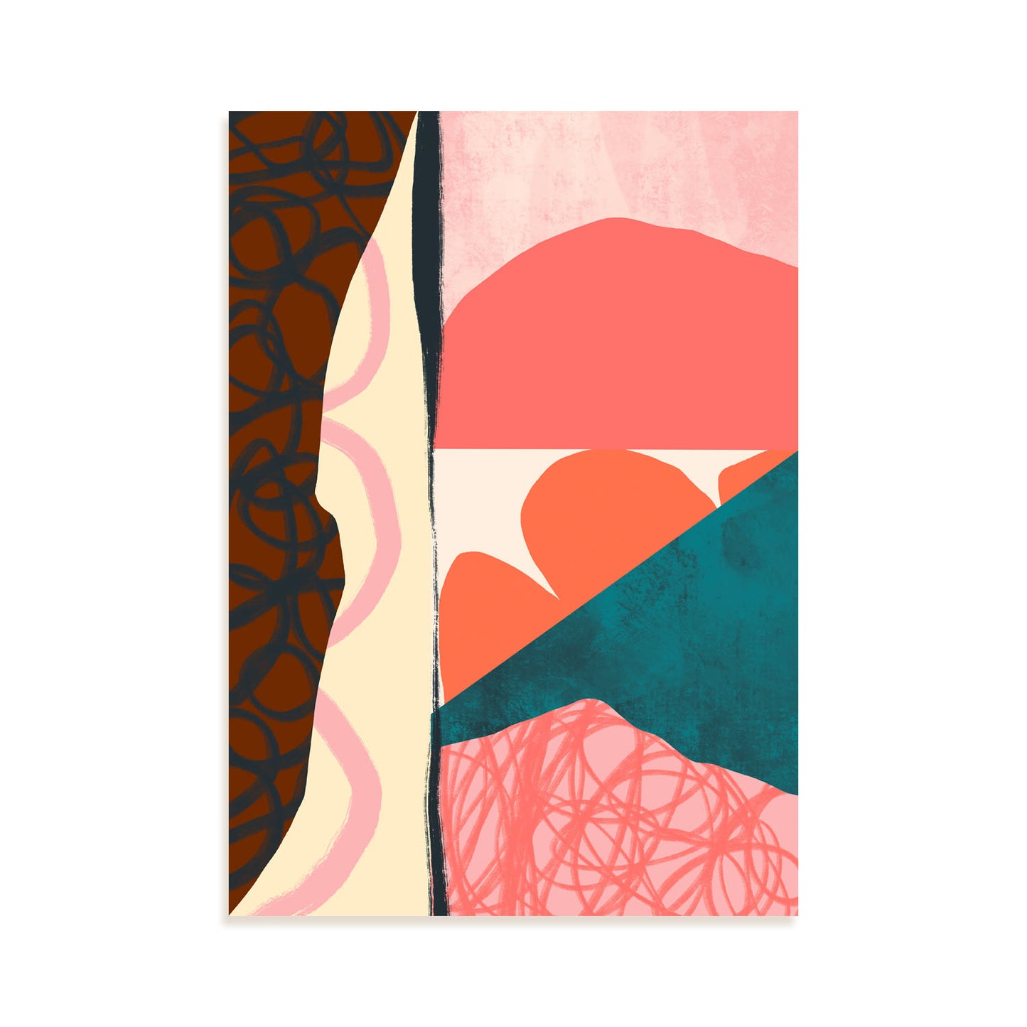 Nacnic Lámina Abstracta de Combinación de Colores