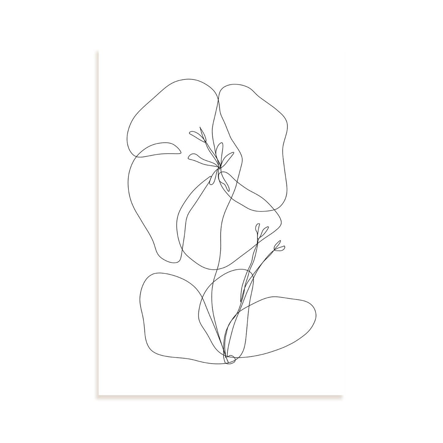 Lámina de Diseño de Flores en Floración Nacnic para Hogar