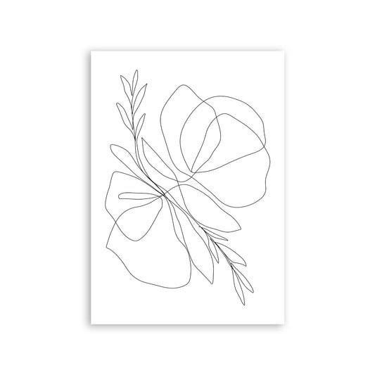 Nacnic Lámina de Diseño de Plantas Brillantes con Flores Surtidas