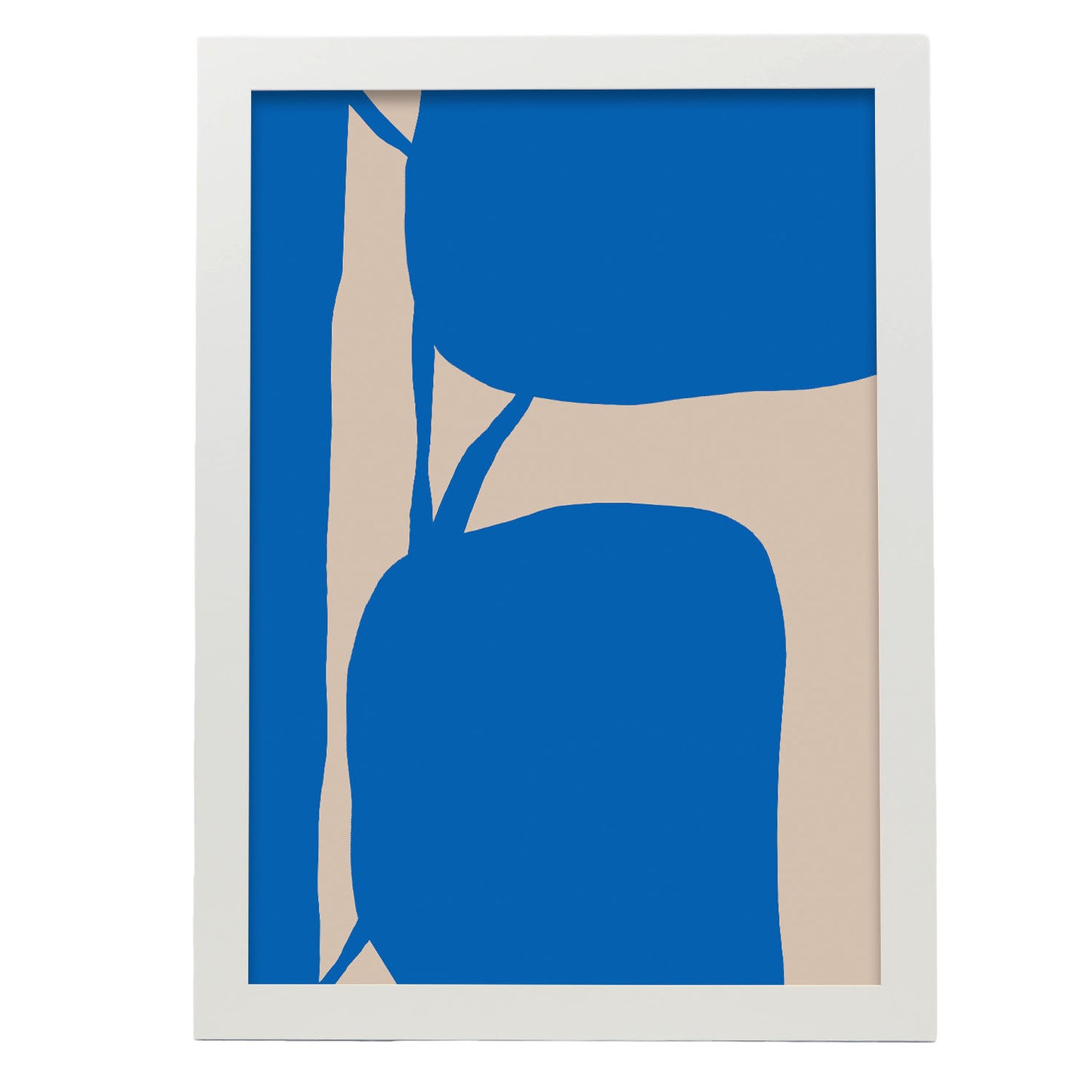 Lámina Abstracta de Diseño Azul Nacnic