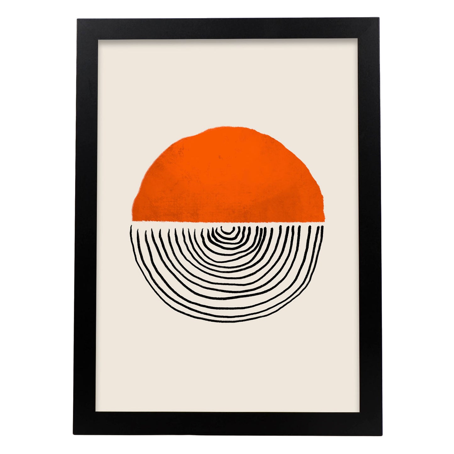 Lamina Nacnic Diseño de Esfera Naranja