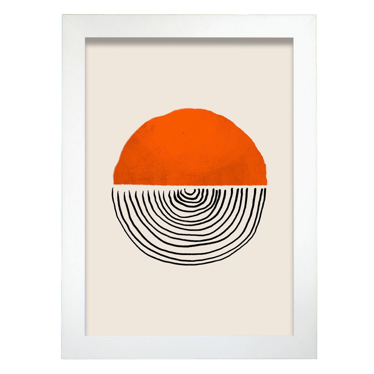 Lamina Nacnic Diseño de Esfera Naranja