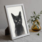 Lamina Nacnic de Gato Negro para Guardería y Hogar