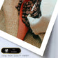 Set de 2 Cuadros Desayuno Croissant Café Ilustración impresa en estilo Fotográfico para decorar las paredes de Cocina, Panadería, Despensa, Comedor, Restaurante, Cafetería