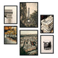 - 6 Pósters Fotografía París Vintage - Impresión Arte Mural Moderno para Colgar en Habitaciones Hogar - Láminas Decorativas A3 y A4 -Artwork-Nacnic-Nacnic Estudio SL