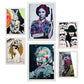 - 6 Pósters Fotográficos Graffiti Callejero - Impresión Mural Arte Pop Urbano - Láminas Decorativas Modernas Banksy - A3 y A4 -Artwork-Nacnic-Marco Blanco-Nacnic Estudio SL