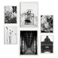 - 6 Posters París Blanco y Negro - Impresión Arte Fotográfico Minimalista y Elegante - Láminas Decorativas Modernas - A3 y A4.-Artwork-Nacnic-Marco Blanco-Nacnic Estudio SL