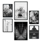 Láminas Fotográficas Minimalistas de París en Blanco y Negro