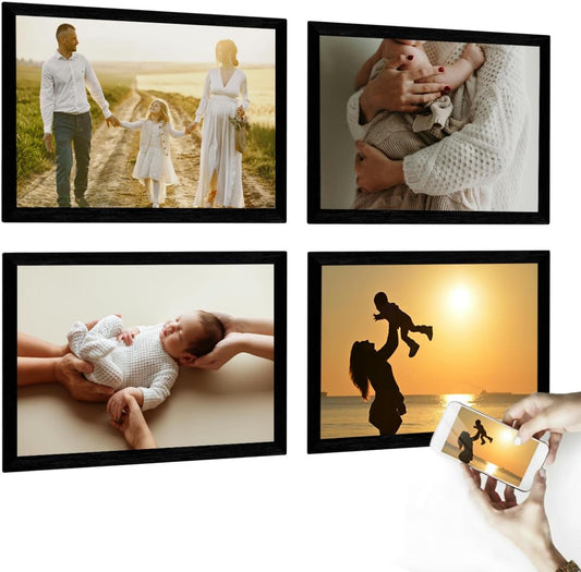 Cuadros personalizados con tu foto | Tus fotos enmarcadas | Regalo personalizado lámina con marco | Impresión digital de fotografia papel brillo | 100% Personalizable | Regalo ideal