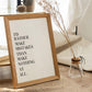 Lamina artistica Decorativa con ilustración de Rather Make Mistakes tamaño A3 Estilo Mensaje inspiracional para Decorar el hogar, salón, Habitaciones, Estudios