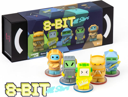 LOOPS Bands - Allstars de 8 bits - Juego de figuras interactivas de banda musical de 8 bits