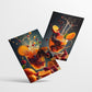 Set de 2 Cuadros de Colores con Té de Frutas Refrescantes Ilustración impresa en estilo Fotográfico para decorar las paredes de Cocina, Despensa, Comedor, Restaurante