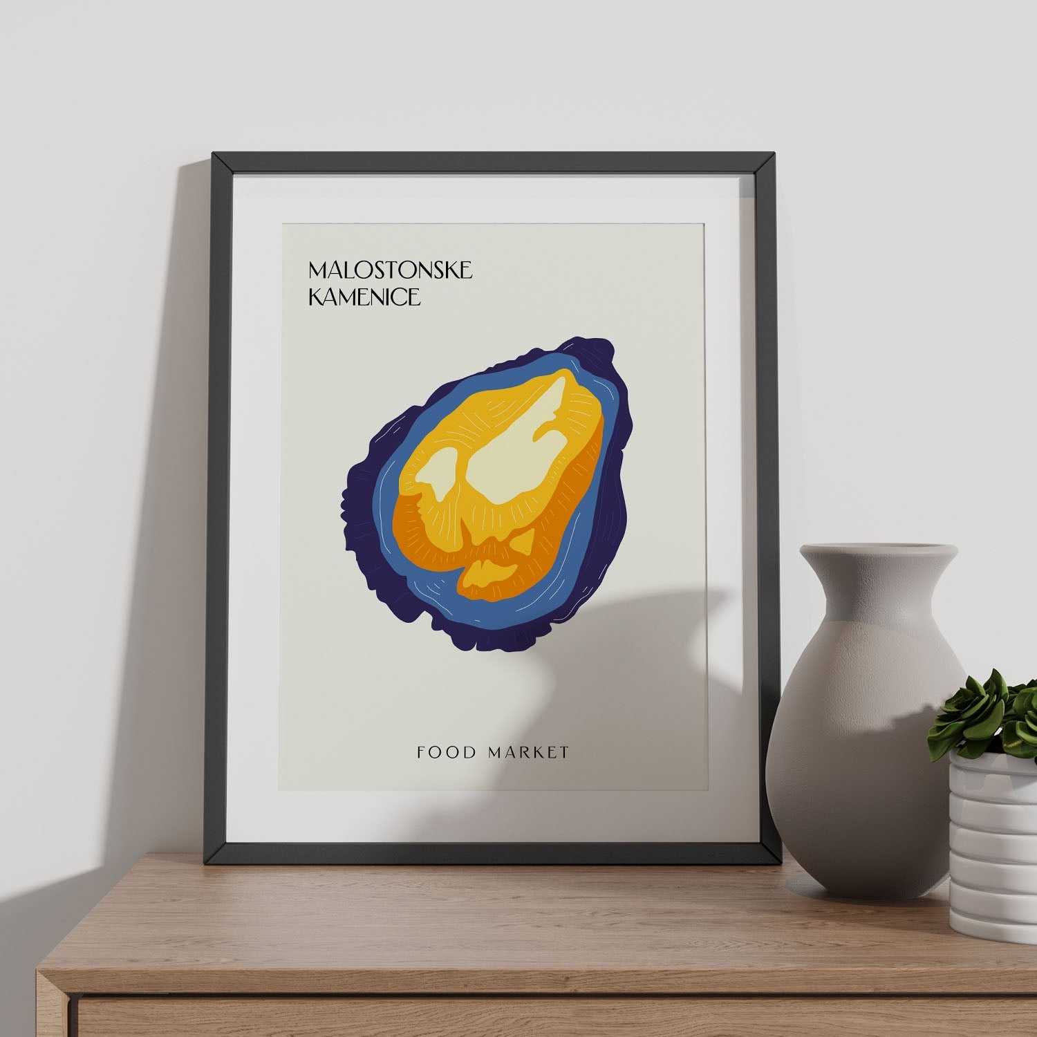 Mali Ston Oyster-Artwork-Nacnic-Nacnic Estudio SL