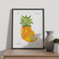 Pineapple with sliced-Artwork-Nacnic-Nacnic Estudio SL
