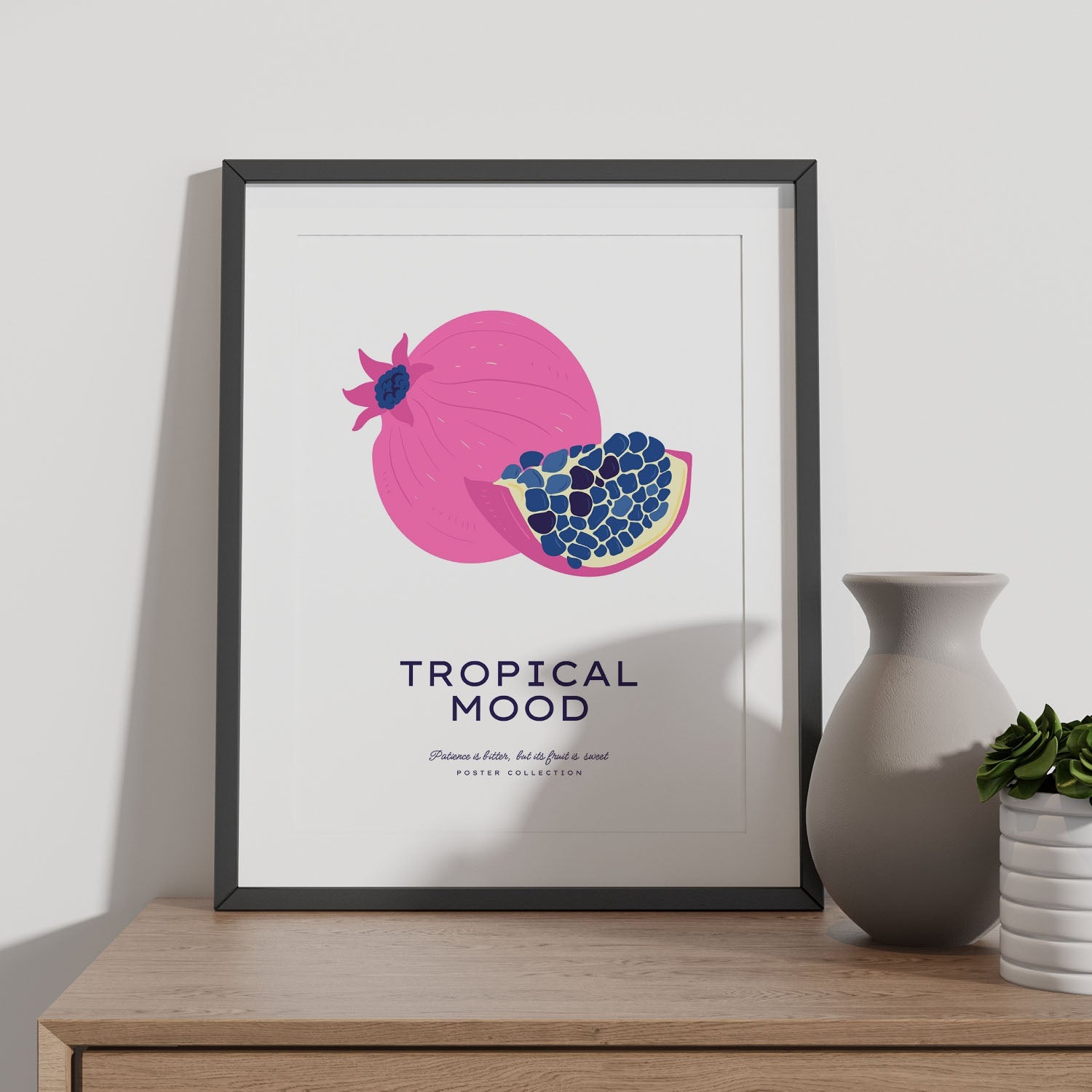 Tropical Mood Pomegranate-Artwork-Nacnic-Nacnic Estudio SL