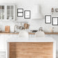Set de 4 Cuadros Frases de Cocina Mensajes Póster Impresión Ilustración Letreros en Blanco y Negro Estilo moderno para decorar Cocina, Despensa, Comedor, Restaurante