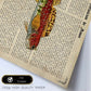 Poster de peces marinos. Lámina de Salarias con definicion. Diseño de peces marinos con definiciones.-Artwork-Nacnic-Nacnic Estudio SL