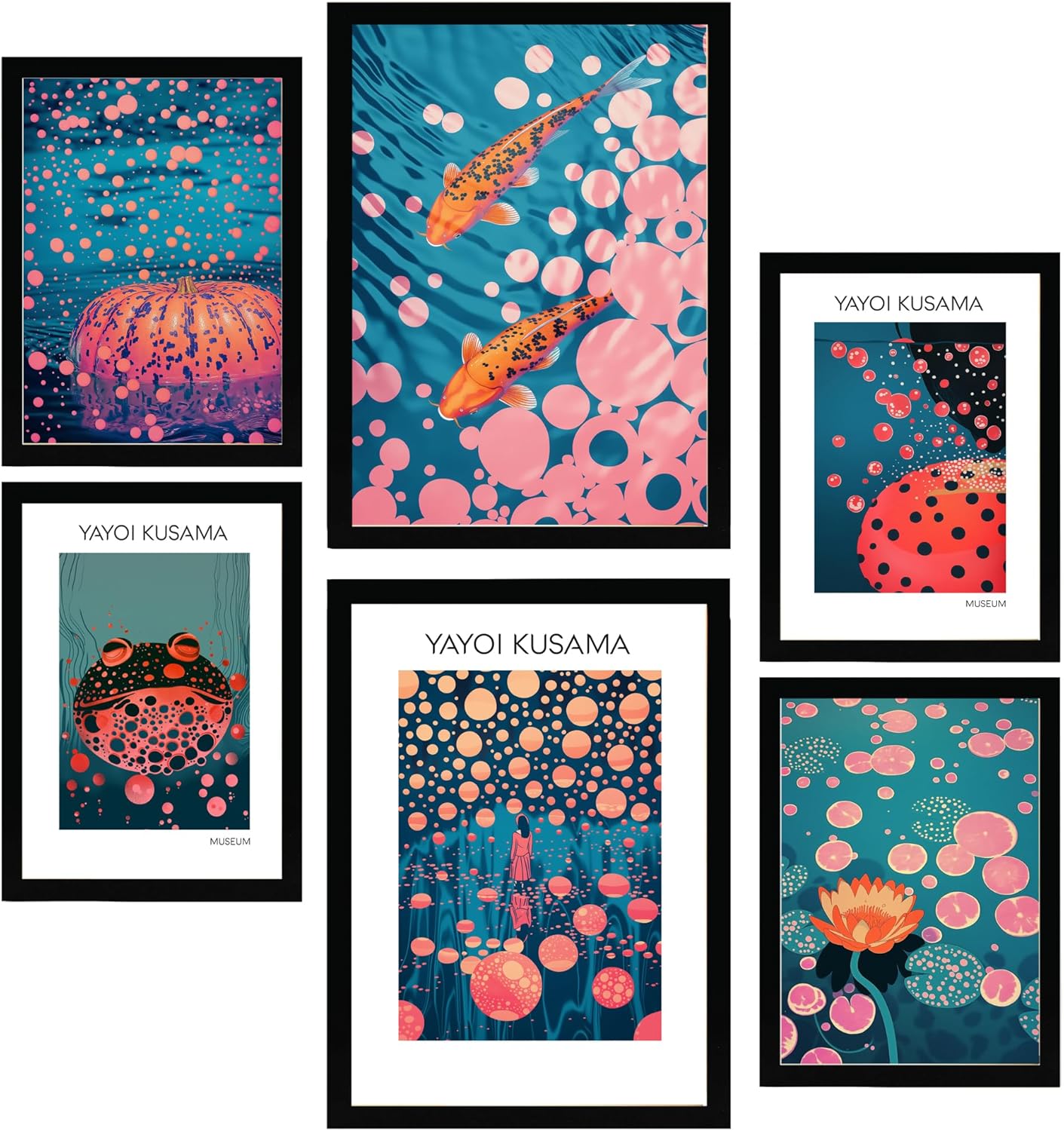 Yayoi Kusama Pescado Calabaza Japonés