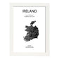 Poster de Irlanda. Láminas de paises y continentes del mundo.-Artwork-Nacnic-A3-Marco Blanco-Nacnic Estudio SL