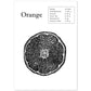 Poster de Orange. Láminas de frutas y verduras en inglés.-Artwork-Nacnic-A4-Sin marco-Nacnic Estudio SL