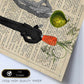 Poster de verduras humanas. Lámina Reunión de amigos. Cuadros de humanos con cabezas de verdura.-Artwork-Nacnic-Nacnic Estudio SL