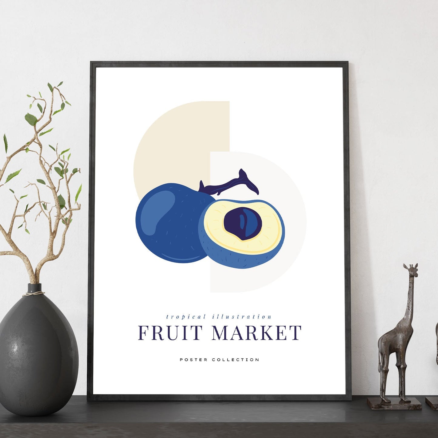 Blue Peach-Artwork-Nacnic-Nacnic Estudio SL