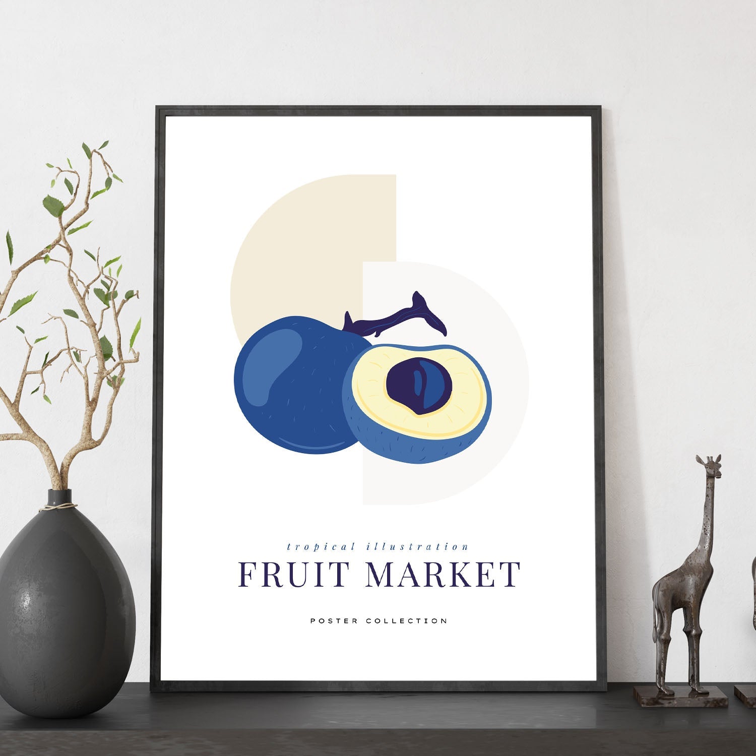 Blue Peach-Artwork-Nacnic-Nacnic Estudio SL
