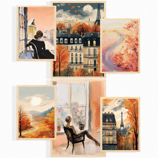 Nacnic Set de 6 Láminas de Damas Estampadas