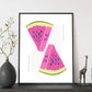 Watermelon Reflected-Artwork-Nacnic-Nacnic Estudio SL