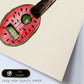 Poster cuadrado de Guitarra de fresa. Lámina de frutas y verduras de forma cuadrada, ilustrada con dibujos a color.-Artwork-Nacnic-Nacnic Estudio SL