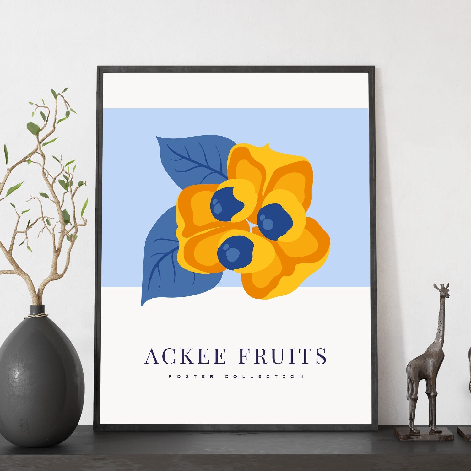 Ackee Fruits-Artwork-Nacnic-Nacnic Estudio SL