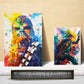 Set de 6 láminas coloridas de Star Wars con Yoda, Chewbacca, Rey, Han Solo, Darth Maul y Mace Windu para decorar hogar, oficina o tienda – 2 grandes y 4 medianos