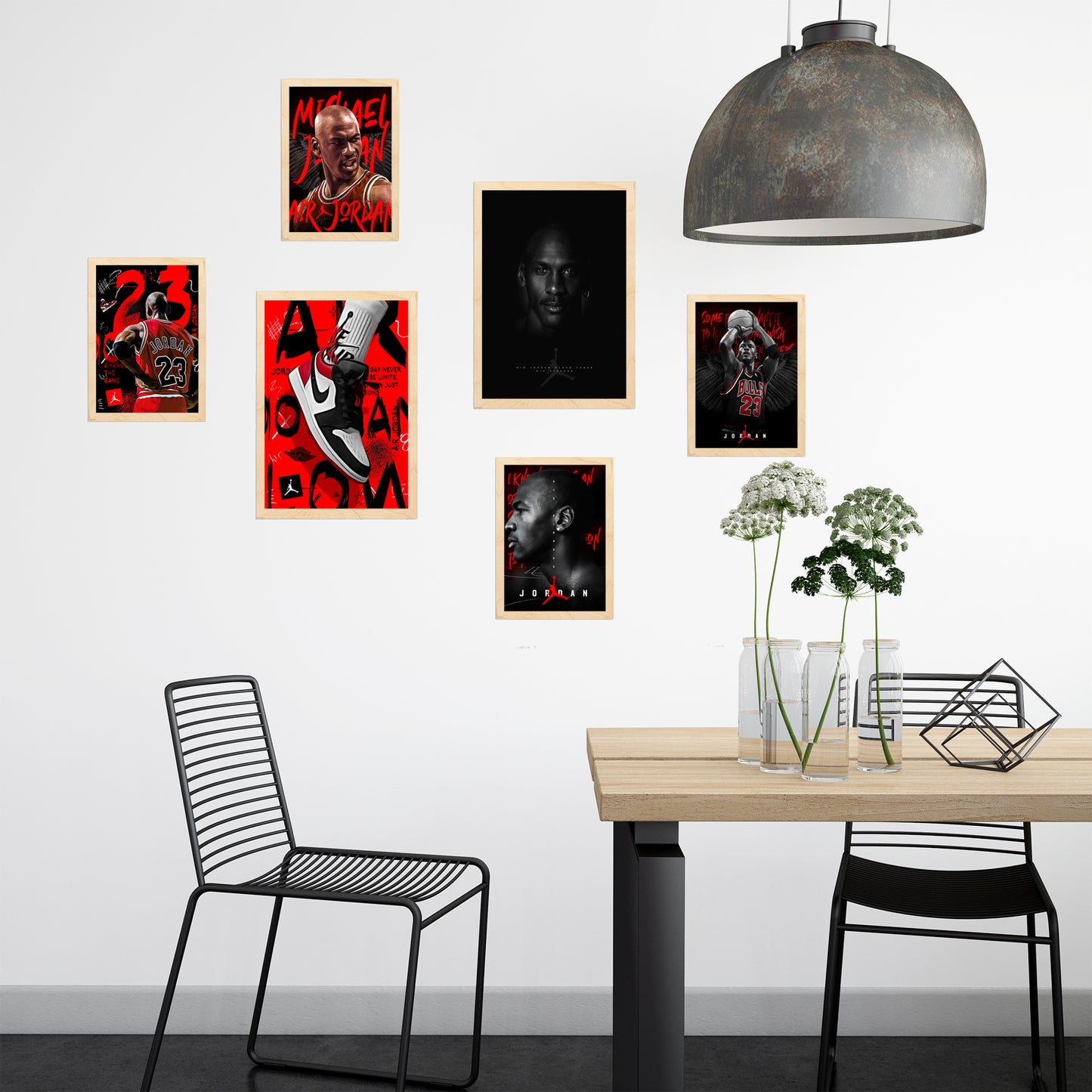 Iconic Jordan Grafiiti Red and Black