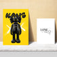 Iconic Kaws colorfull