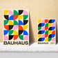 Geometrico Bauhaus colores y formas vibrantes