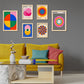 Formas Geometricas Bauhaus colores llamativos