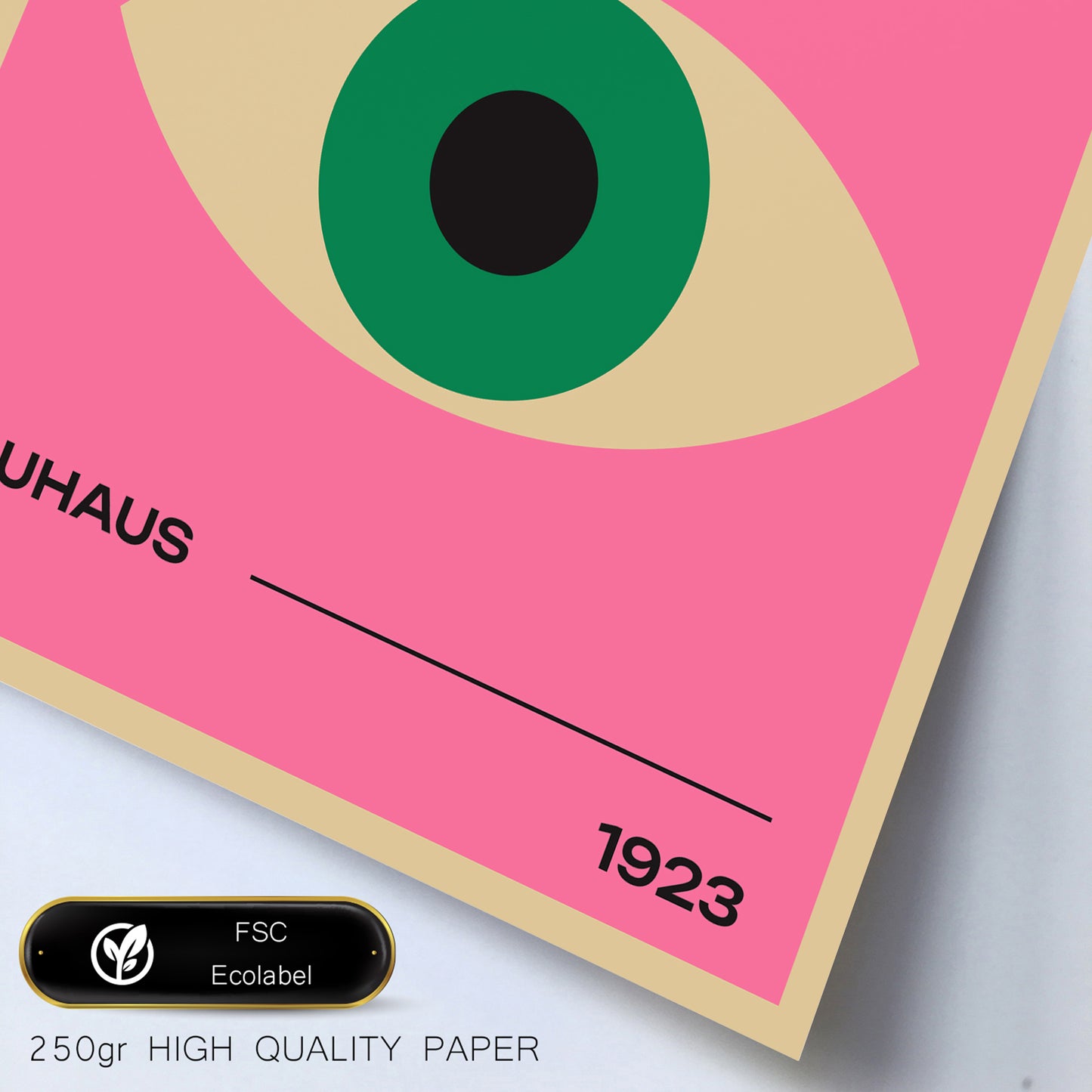 Geometrico Bauhaus formas y ojos