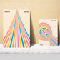 Geometrico Bauhaus formas colores pastel