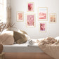 Composicion rosa pastel